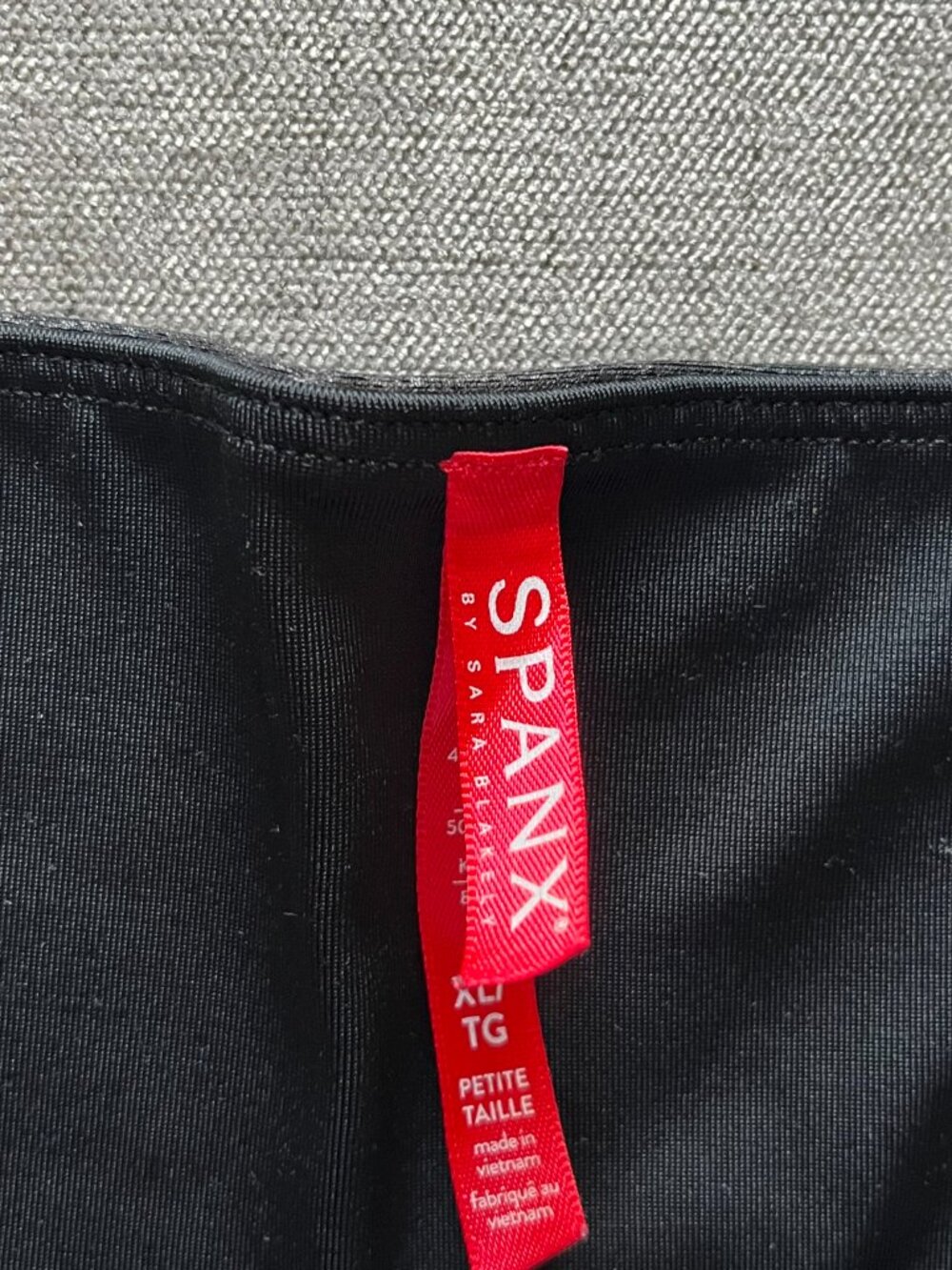 SPANX Leggings Women UK & EU XL Black Faux Leather High Waist Tummy Control - Picture 7 of 11